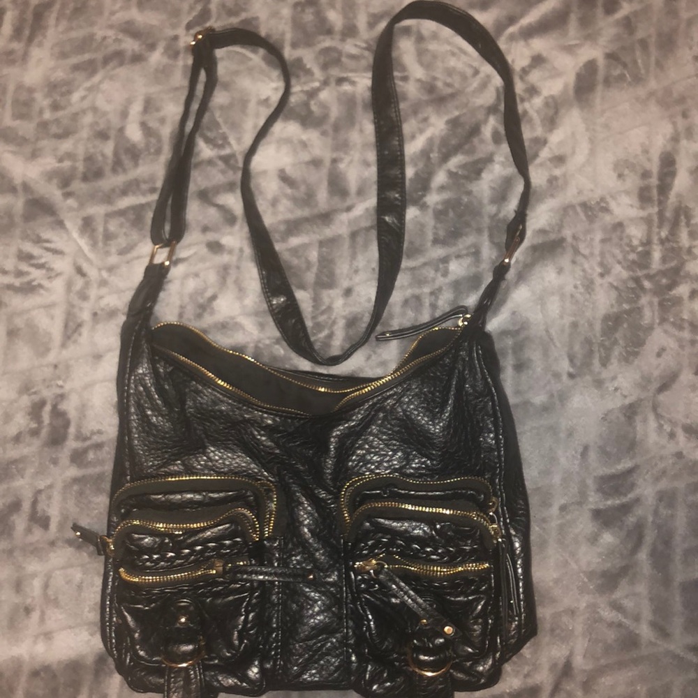 Black Leather Purse